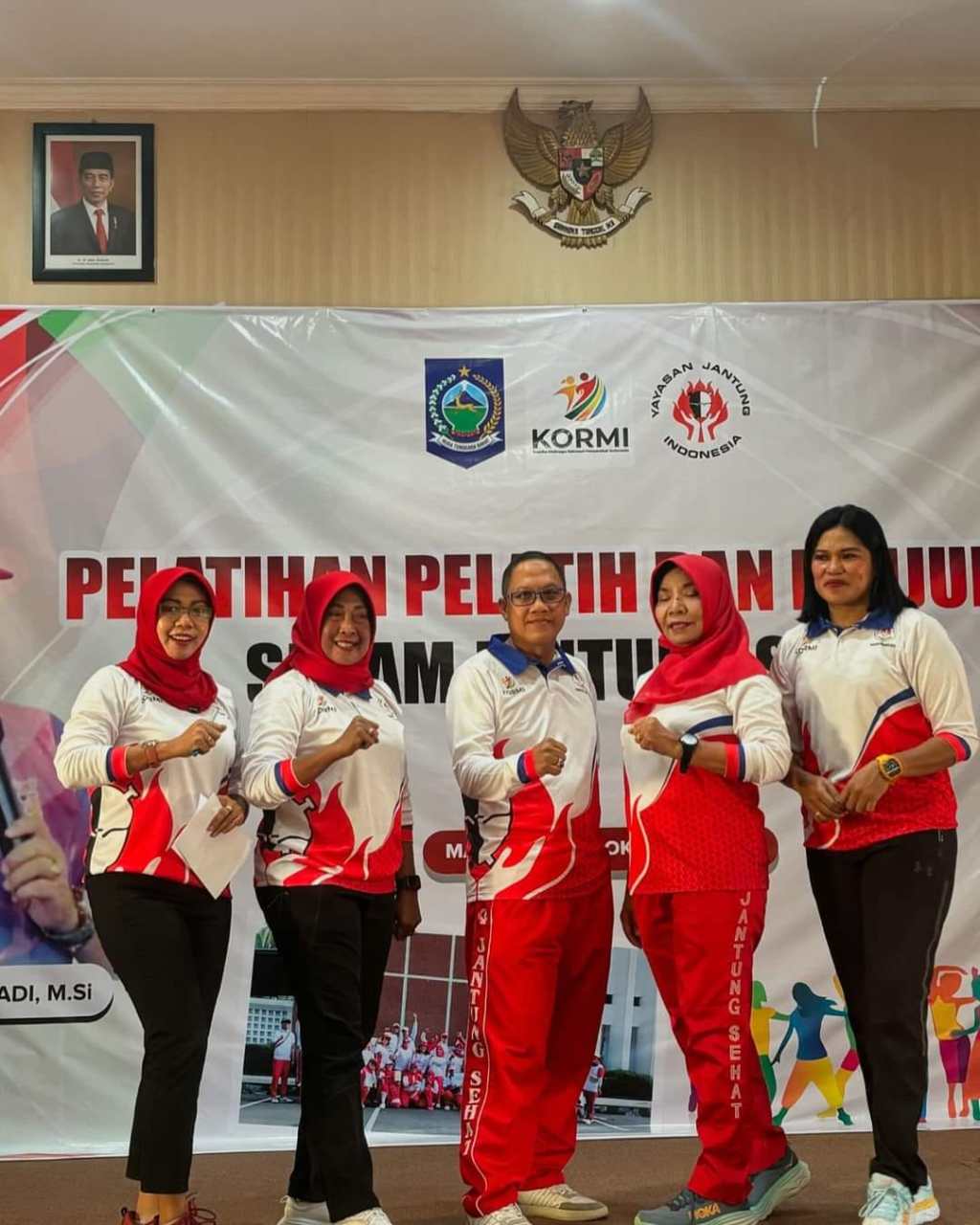 Pengurus YJI Cabang Provinsi NTB menyelenggarakan Senam Bersama dan Lomba antar Klub Jantung Sehat se Pulau Lombok